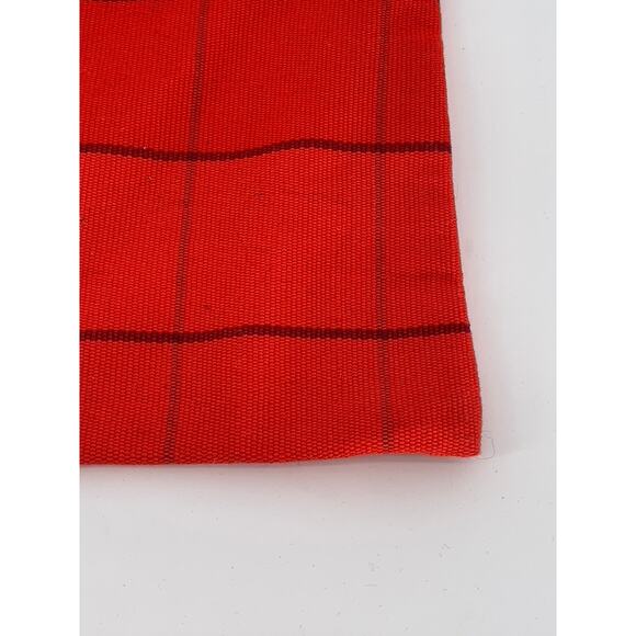 PROUD MARY Women's Orange Windowpane Tassel Clutch Wallet SZ OS - Picture 5 of 10